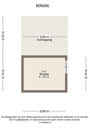 Floorplan - Oranje Nassaulaan 53, 4141 CR Leerdam
